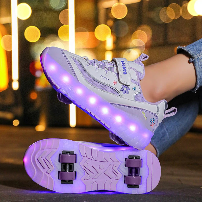 Little Flash LED Light-Up Sneakers