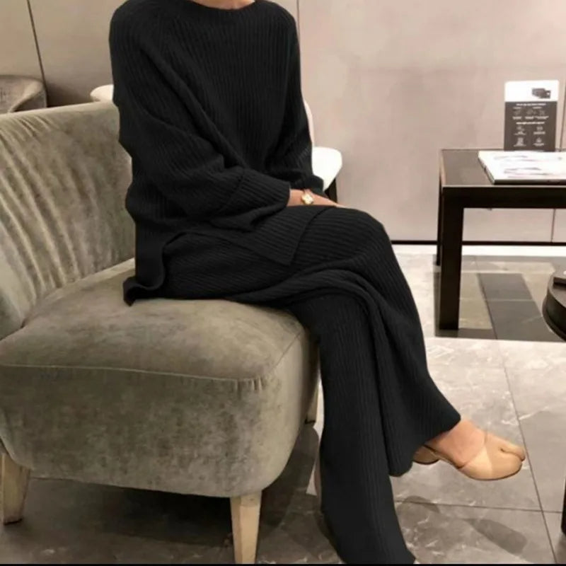 Élan Relaxed Winter Knit Sweater