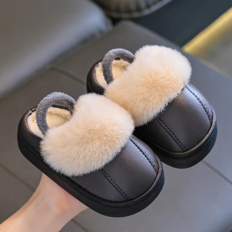Little Steps Cozy Ankle Slippers