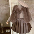 Little Luxe 3-Piece Winter Skirt Set