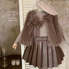 Little Luxe 3-Piece Winter Skirt Set