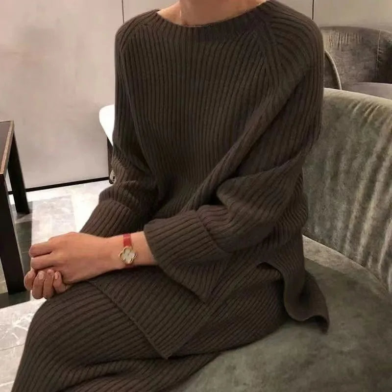 Élan Relaxed Winter Knit Sweater