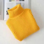 Cozy High-Neck Knit Vest