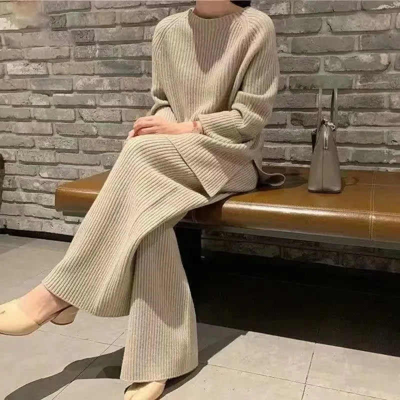 Élan Relaxed Winter Knit Sweater