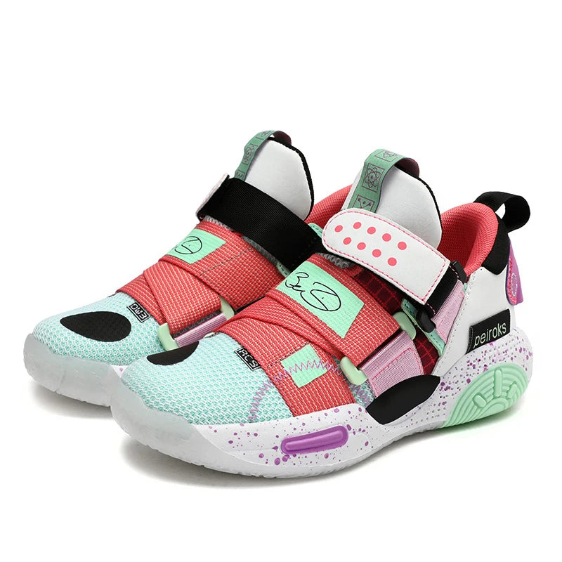 Little Sprint Mesh Basketball Sneakers
