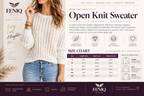 Élan Modern Knit Sweater