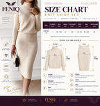 Élan Grace Knit Skirt Set