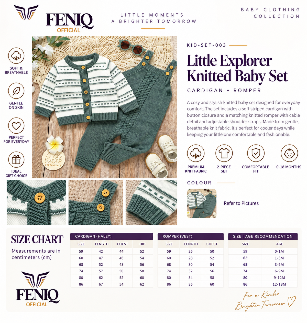 Luxury Newborn Baby Jumpsuit & Outfit Set