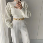 Élan Layered Knit Sweater Set