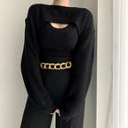 Élan Layered Knit Sweater Set