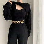 Élan Layered Knit Sweater Set