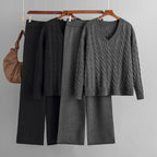 Élan Flow Wide-Leg Trousers Set
