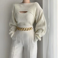 Élan Layered Knit Sweater Set