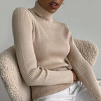 Élan Classic Turtleneck Knit Sweater