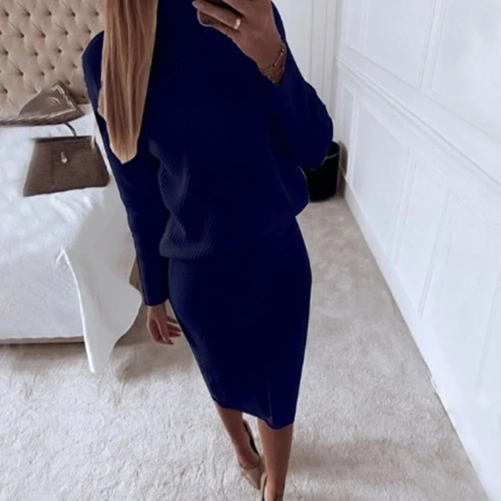 Élan Grace Knit Skirt Set