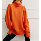 Élan Luxe Turtleneck Knit Sweater