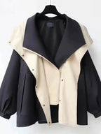 Élan Contrast Panel Button Shirt