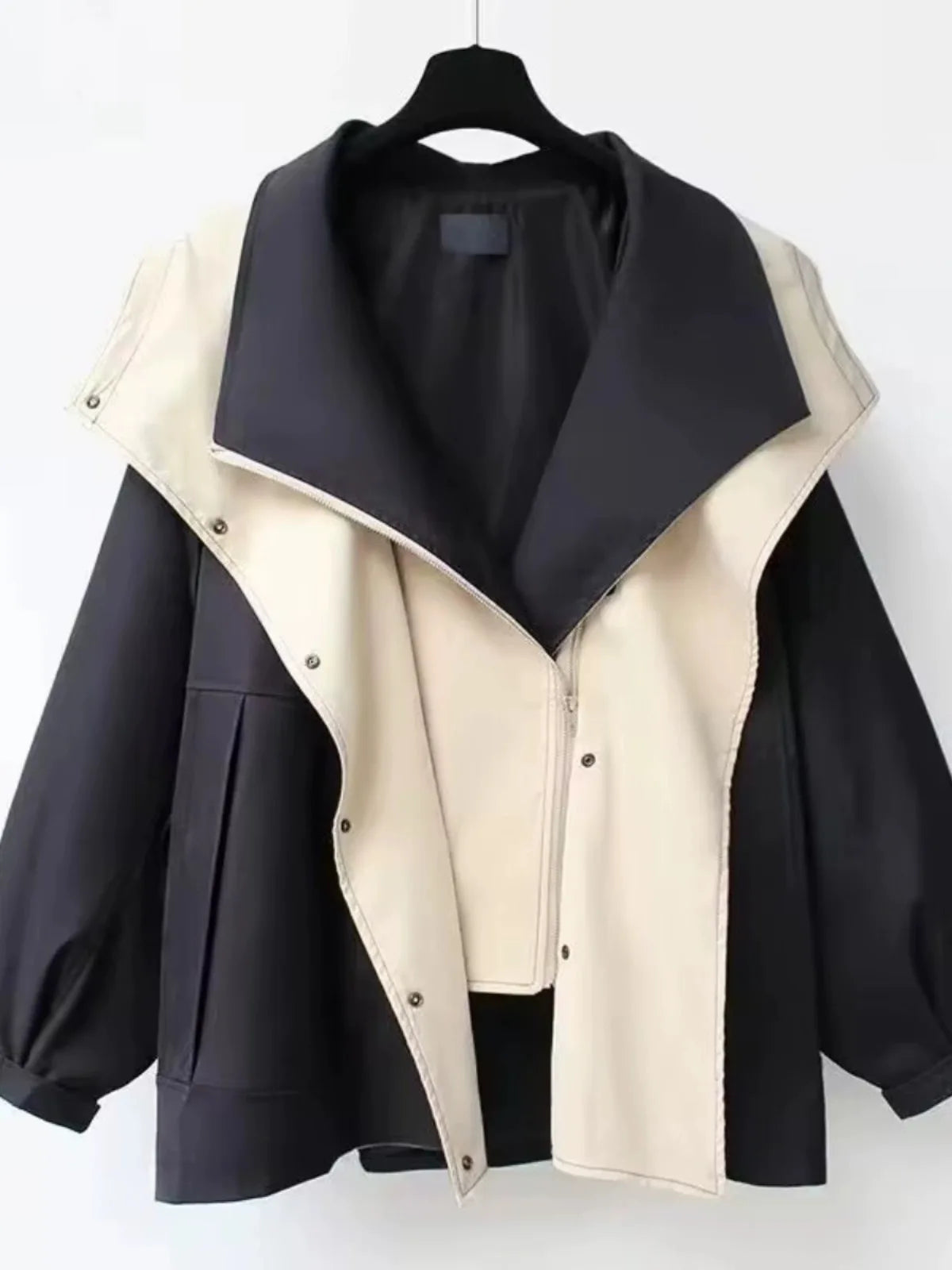 Élan Contrast Panel Button Shirt