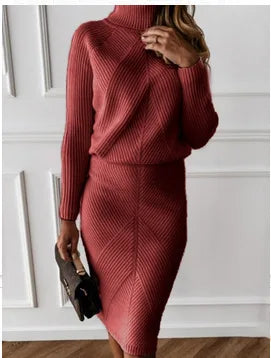Élan Grace Knit Skirt Set