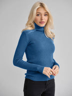 Élan Classic Turtleneck Knit Sweater