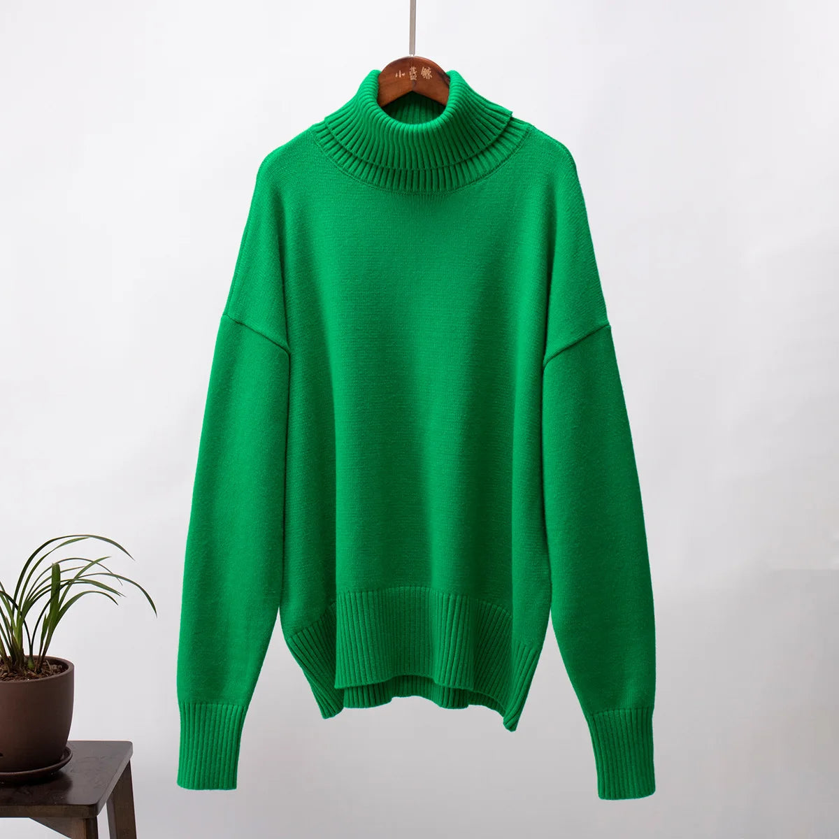 Élan Luxe Turtleneck Knit Sweater