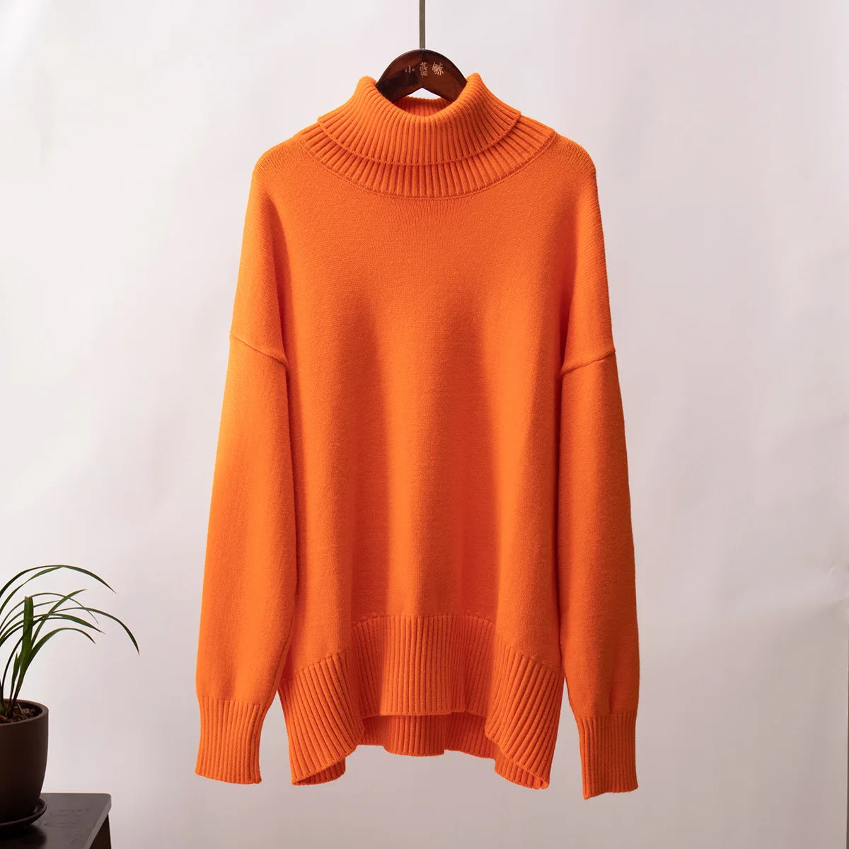 Élan Luxe Turtleneck Knit Sweater